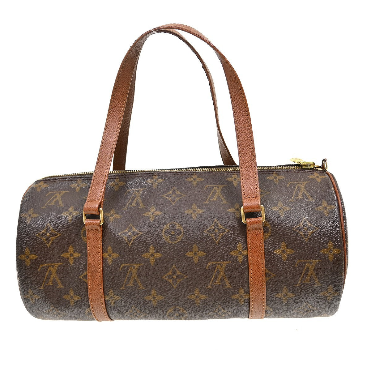 Louis Vuitton Papillon Handbag Monogram Canvas Brown Canvas Handbag ( )