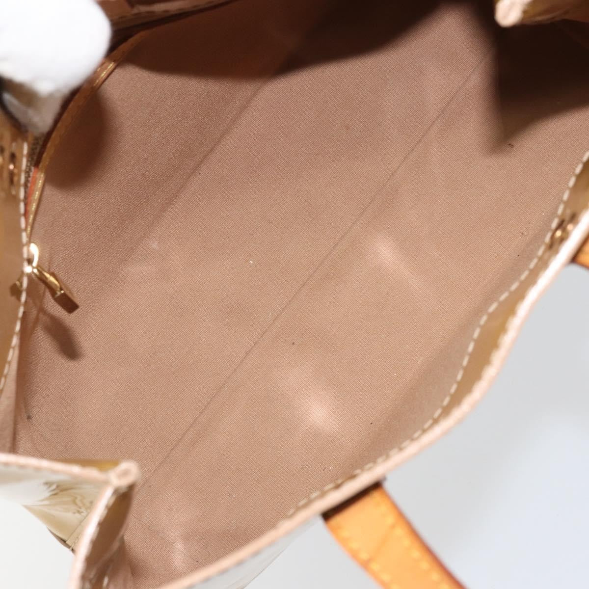 Louis Vuitton Reade Handbag Monogram Vernis Beige Patent_Leather Handbag (Authentic  )
