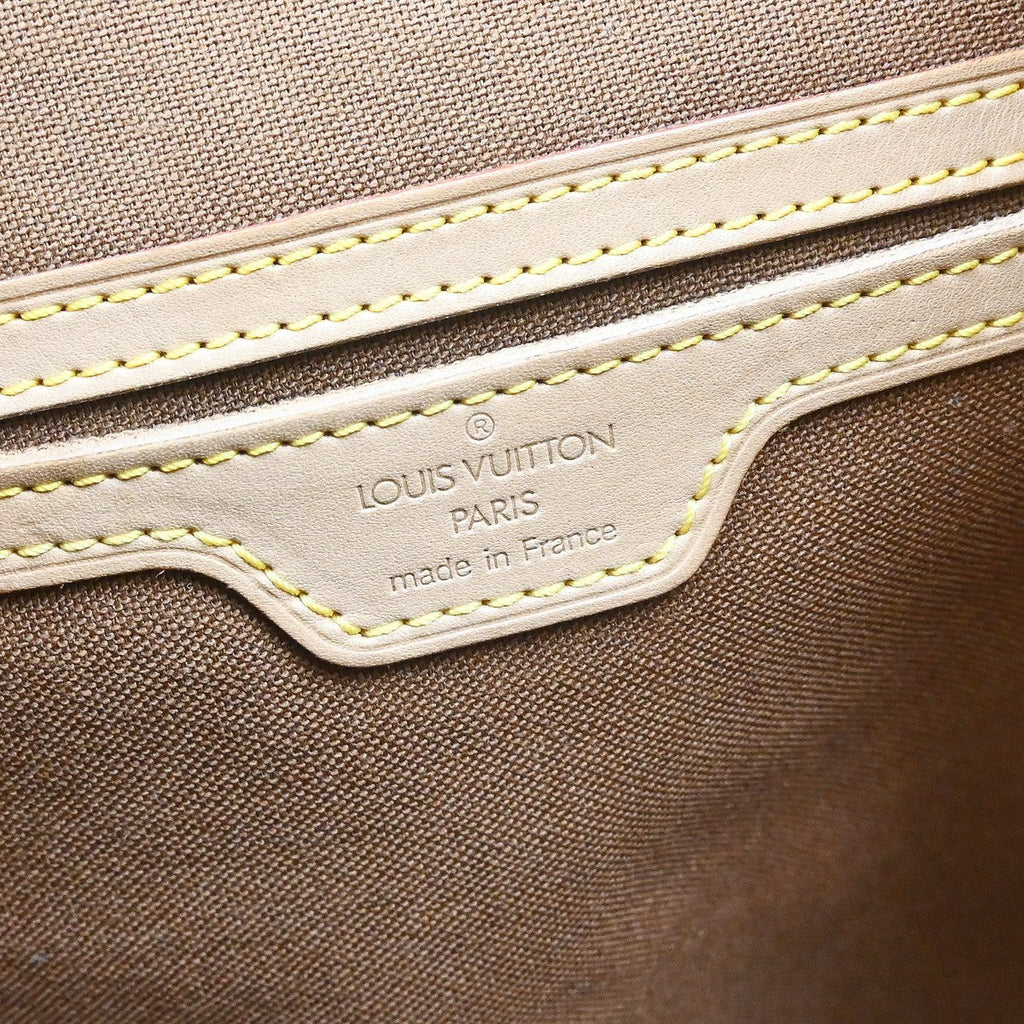 Louis Vuitton Vintage Montsouris Backpack Monogram Canvas Brown Canvas Backpack Bag ( )