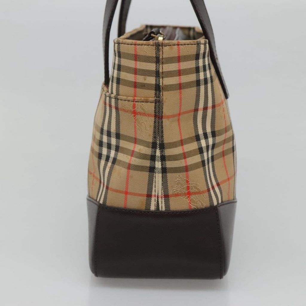 Burberry Nova Check Handbag Nova Check Canvas And Leather Beige Canvas Handbag (Authentic  )