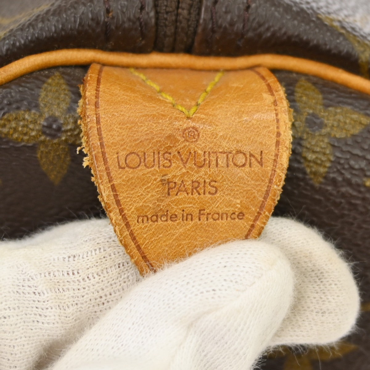 Louis Vuitton Speedy Handbag Monogram Canvas Brown Canvas Handbag ( )