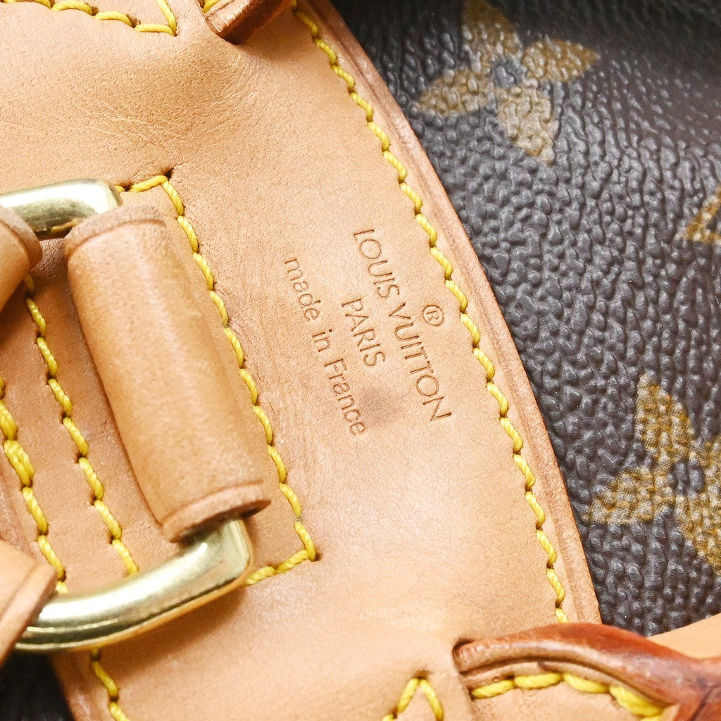 Louis Vuitton Vintage Montsouris Backpack Monogram Canvas Brown Canvas Backpack Bag ( )