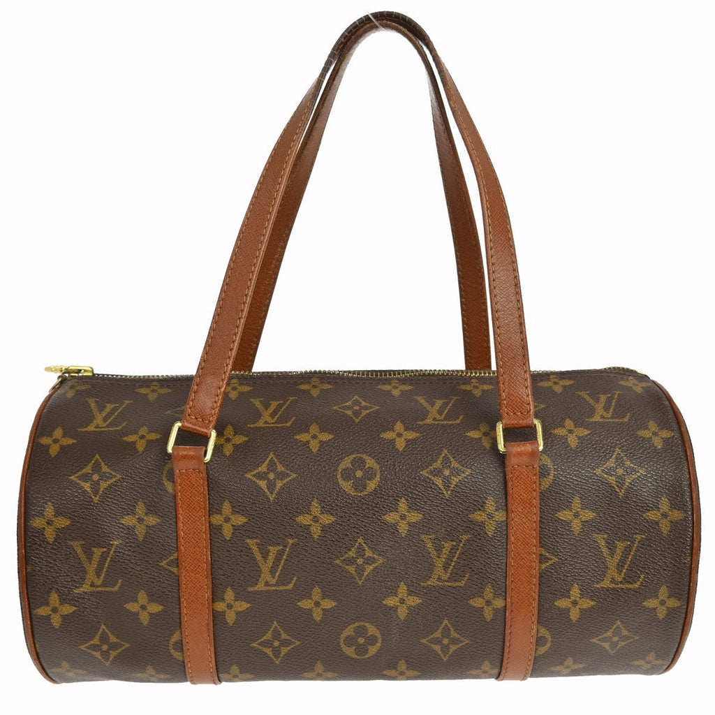 Louis Vuitton Papillon Handbag Monogram Canvas Brown Canvas Handbag ( )