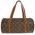 Louis Vuitton Papillon Handbag Monogram Canvas Brown Canvas Handbag ( )