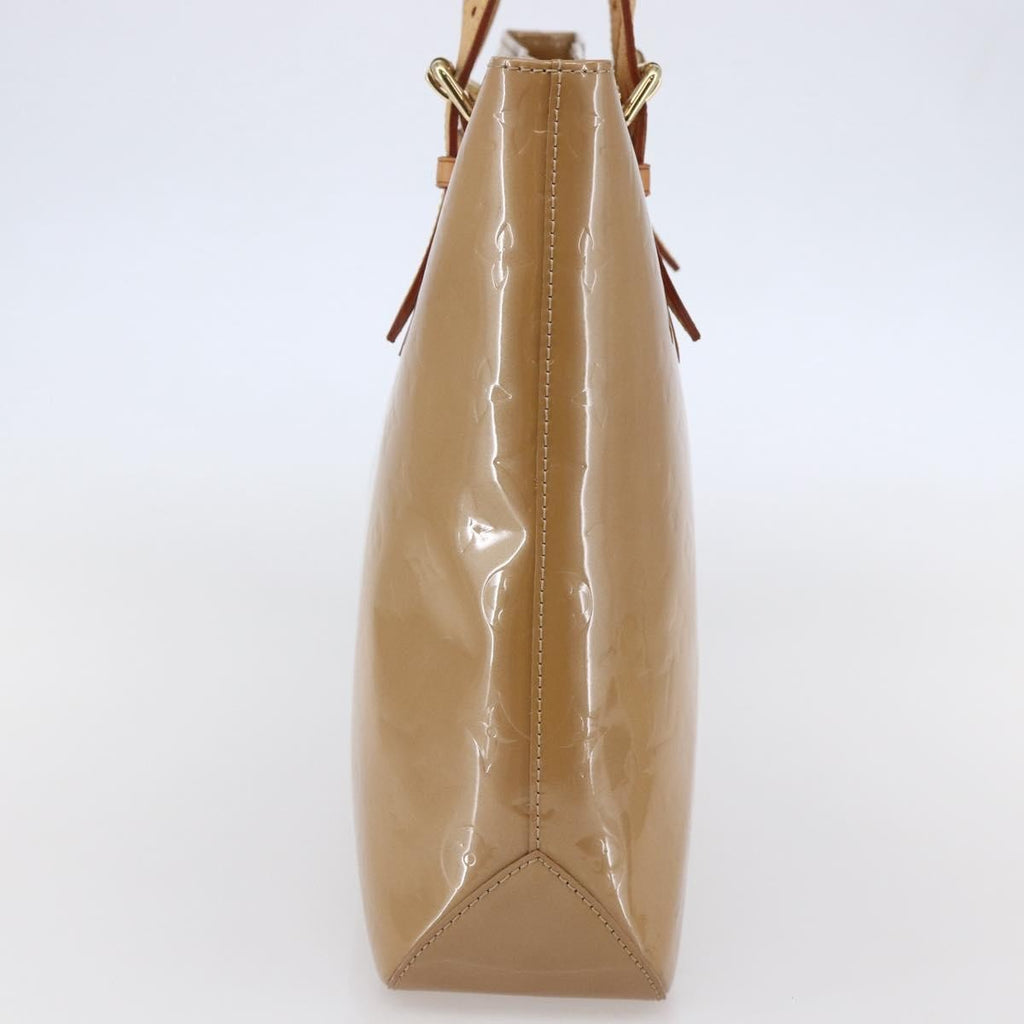 Louis Vuitton Brentwood Handbag Monogram Vernis Brown Patent_Leather Bag (Authentic  )