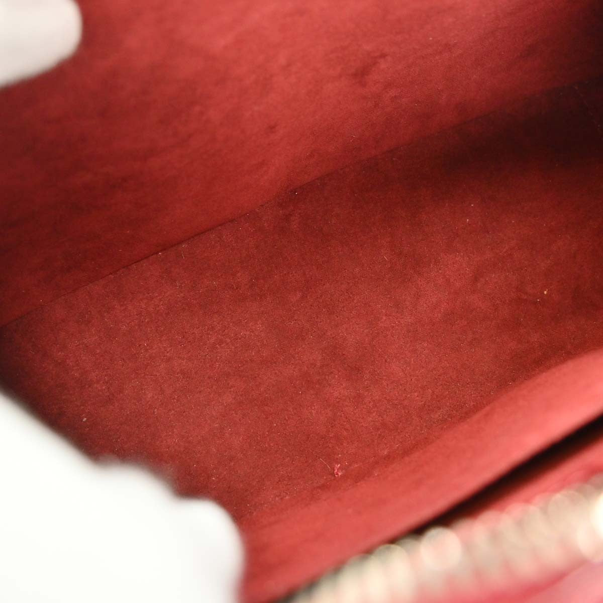 Louis Vuitton Jasmin Bag Epi Leather Red Leather Handbag (Authentic  )