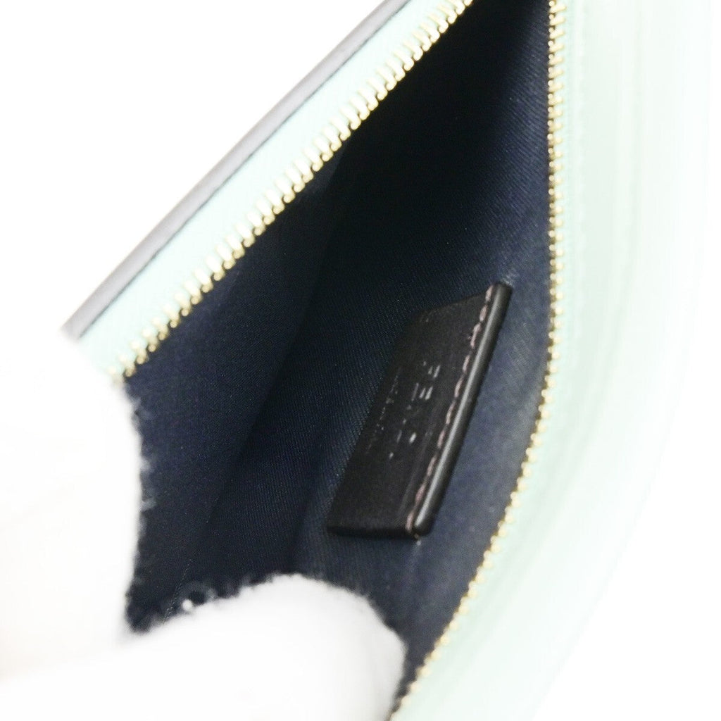 Fendi Smartphone Case Leather Green Leather Bag (Authentic  )