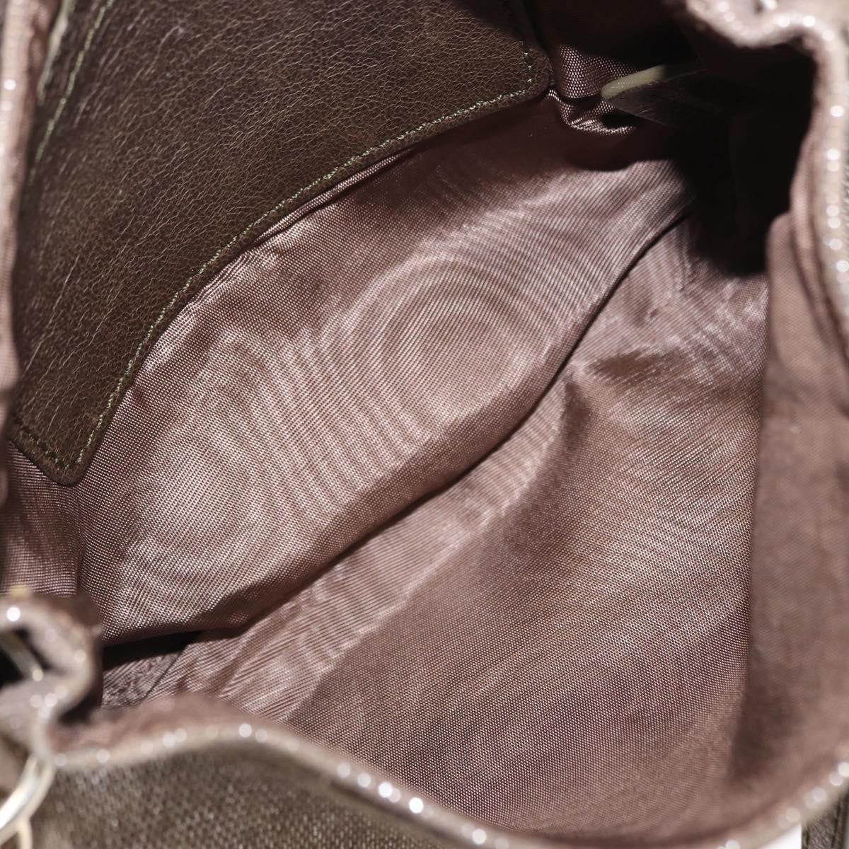Chloe Lily Handbag Canvas Silver Canvas Handbag (Authentic  )