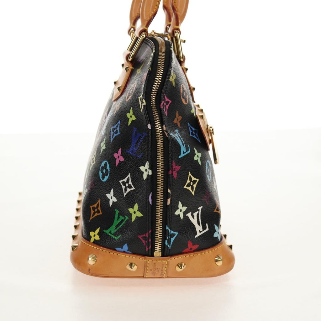 Louis Vuitton Alma Handbag Monogram Multicolor Multicolour Canvas Handbag (Authentic  )