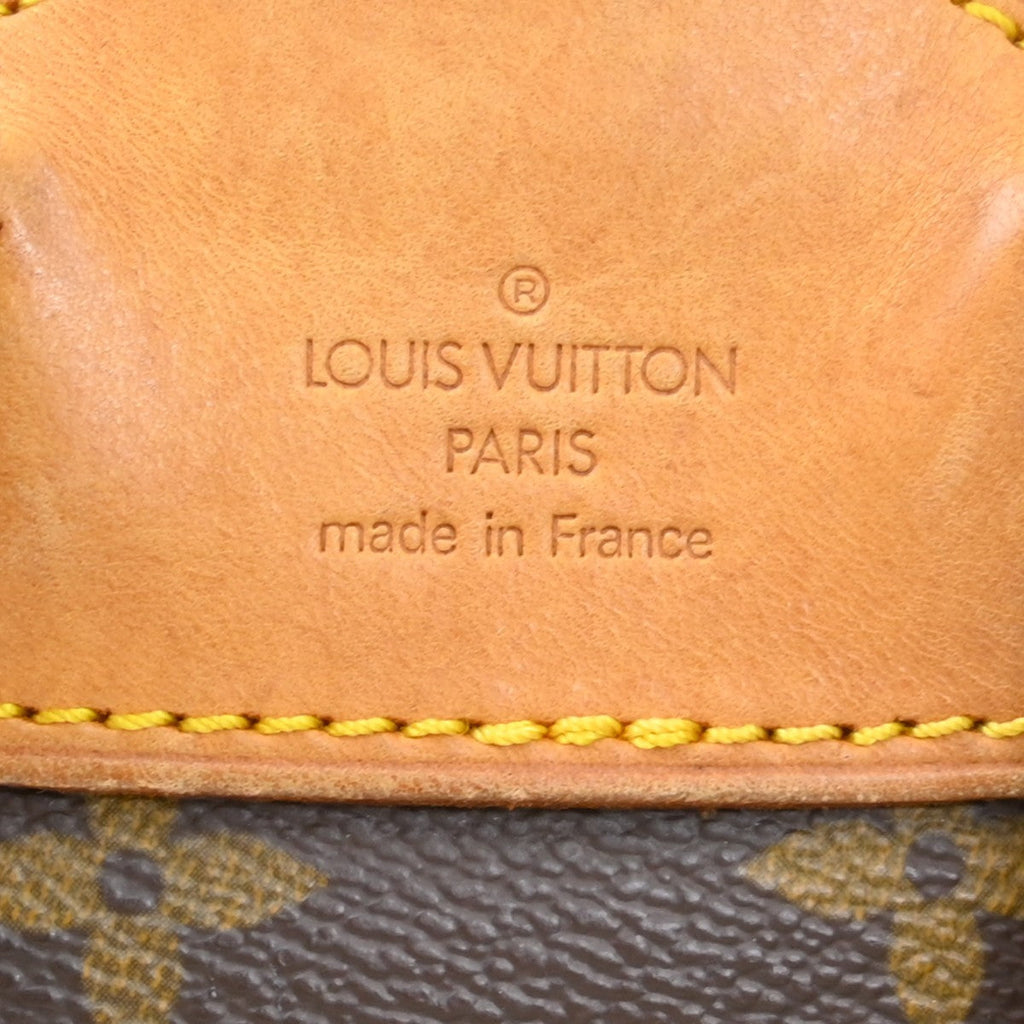Louis Vuitton Vintage Montsouris Backpack Monogram Canvas Brown Canvas Backpack Bag ( )