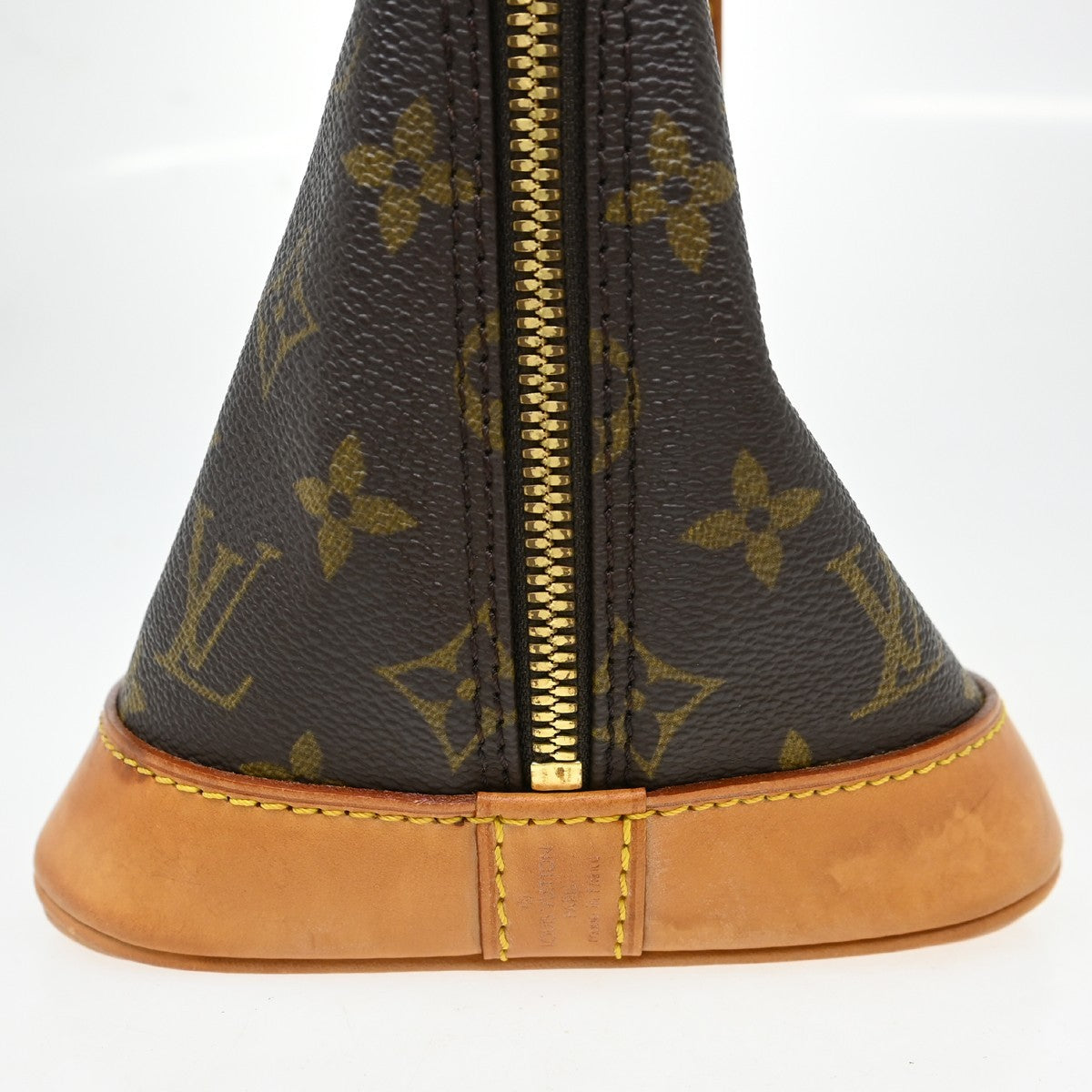 Louis Vuitton Alma Handbag Monogram Canvas Brown Canvas Handbag ( )