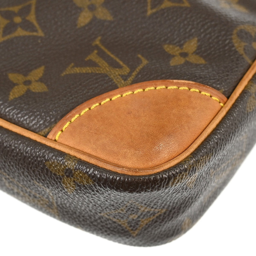 Louis Vuitton Danube Handbag Monogram Canvas Brown Canvas Handbag ( )