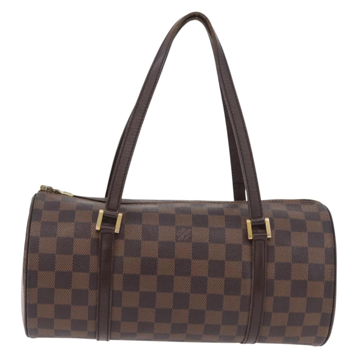 Louis Vuitton Papillon Handbag Monogram Canvas Brown Canvas Handbag ( )