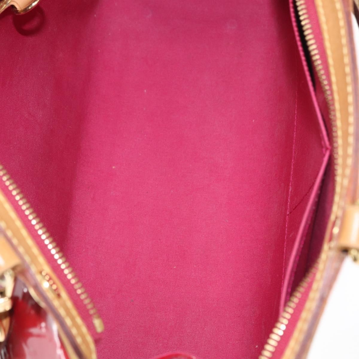 Louis Vuitton Brea Handbag Monogram Vernis Red Patent_Leather Handbag (Authentic  )