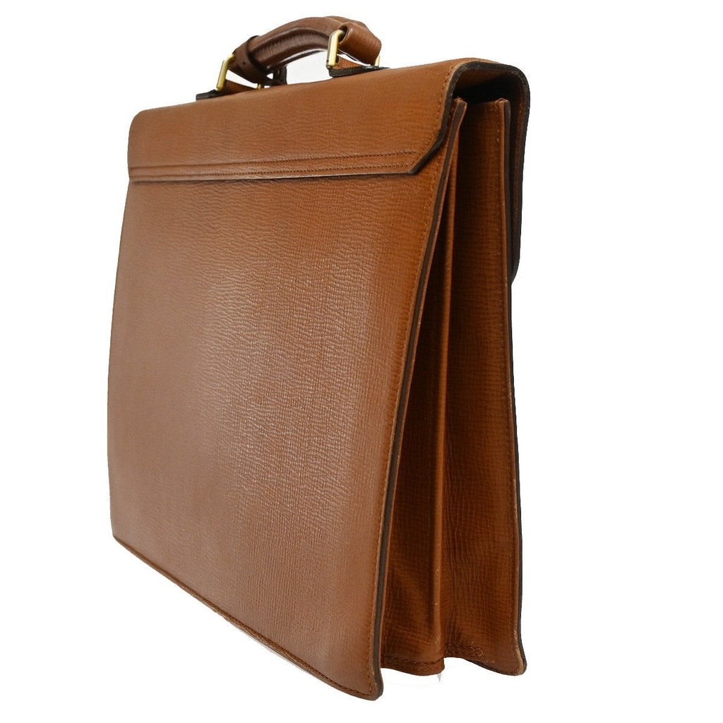 Burberry Dk88 Briefcase Bag Leather Brown Leather Briefcase Bag ( )