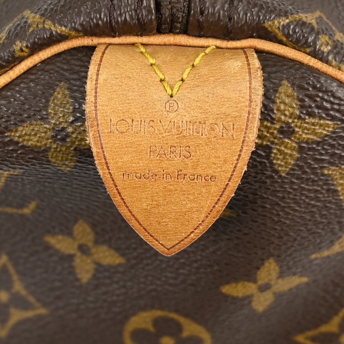 Louis Vuitton Speedy Handbag Monogram Canvas Brown Canvas Handbag ( )