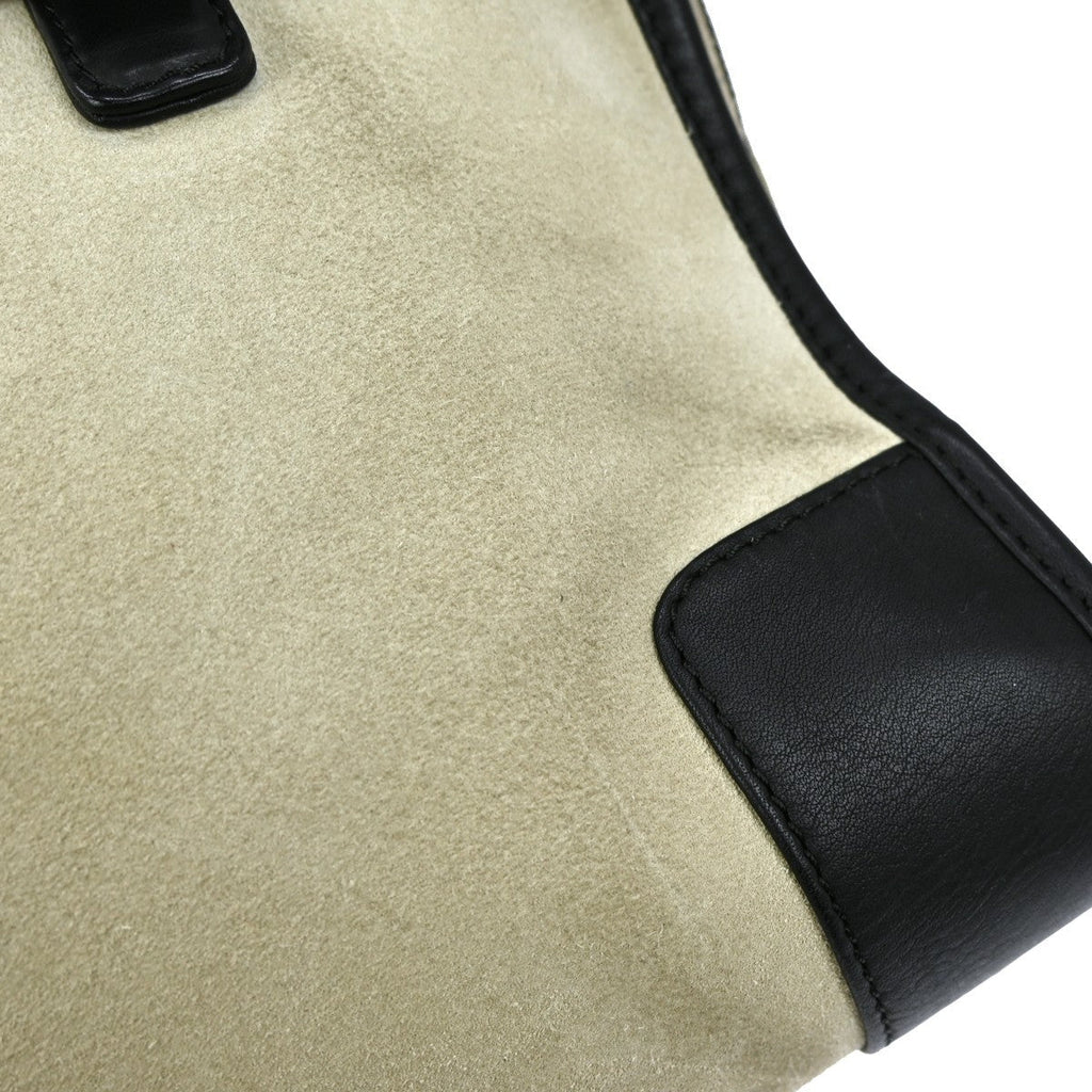 Loewe Amazona Bag Suede Beige Suede Handbag ( )