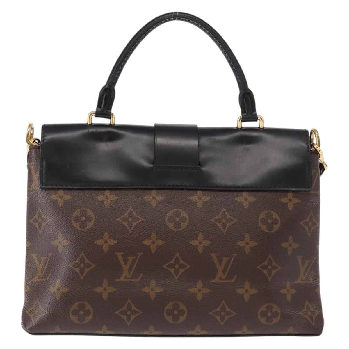 Louis Vuitton One Handle Flap Bag Monogram Canvas And Leather Brown Canvas Handbag (Authentic  )