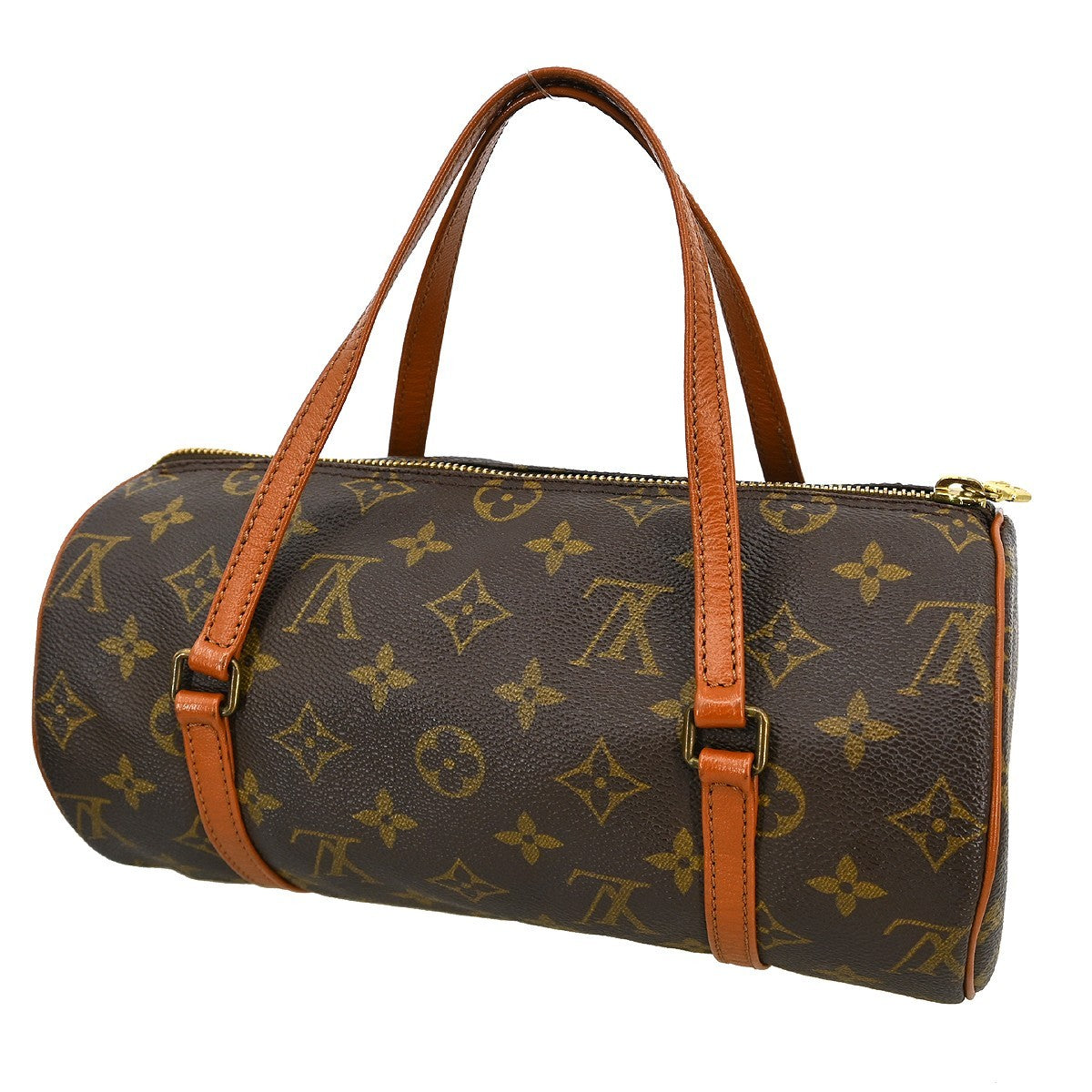 Louis Vuitton Papillon Handbag Monogram Canvas Brown Canvas Handbag ( )