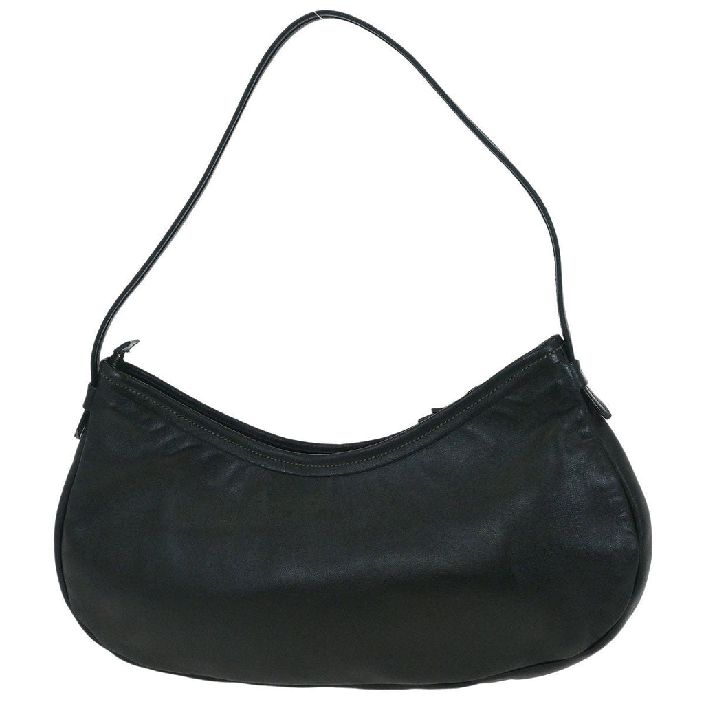 Salvatore Ferragamo Vara Bow Hobo Leather Black Leather Handbag (Authentic  )