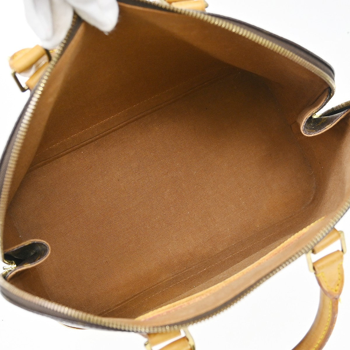 Louis Vuitton Alma Handbag Monogram Canvas Brown Canvas Handbag ( )