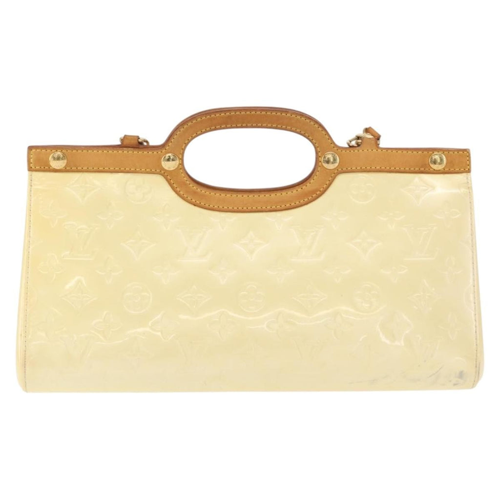 Louis Vuitton Roxbury Drive Handbag Monogram Vernis Yellow Patent_Leather Handbag (Authentic  )