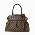 Louis Vuitton Trevi Handbag Damier Brown Canvas Handbag ( )