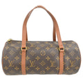 Louis Vuitton Papillon Handbag Monogram Canvas Brown Canvas Handbag ( )