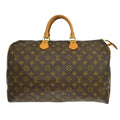 Louis Vuitton Speedy Handbag Monogram Canvas Brown Canvas Handbag ( )