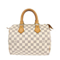 Louis Vuitton Speedy Handbag Damier White Canvas Handbag ( )