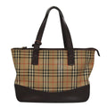 Burberry Nova Check Handbag Nova Check Canvas And Leather Beige Canvas Handbag (Authentic  )