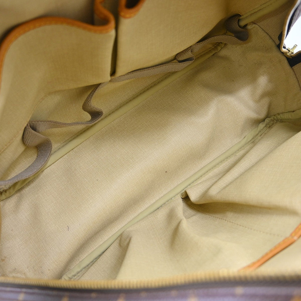 Louis Vuitton Deauville Handbag Monogram Canvas Brown Canvas Handbag ( )