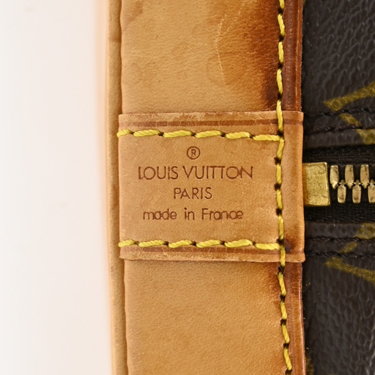 Louis Vuitton Alma Handbag Monogram Canvas Brown Canvas Handbag ( )
