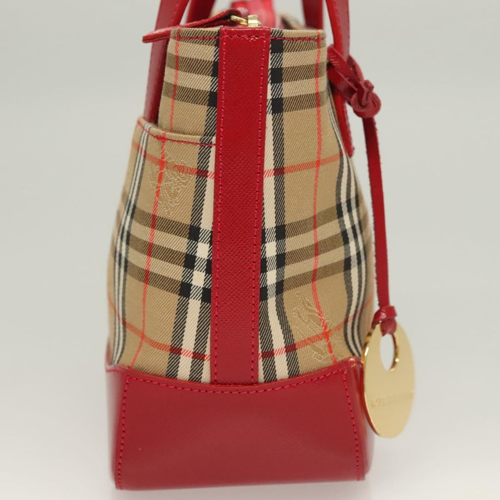Burberry Nova Check Handbag Nova Check Canvas And Leather Beige Canvas Handbag (Authentic  )