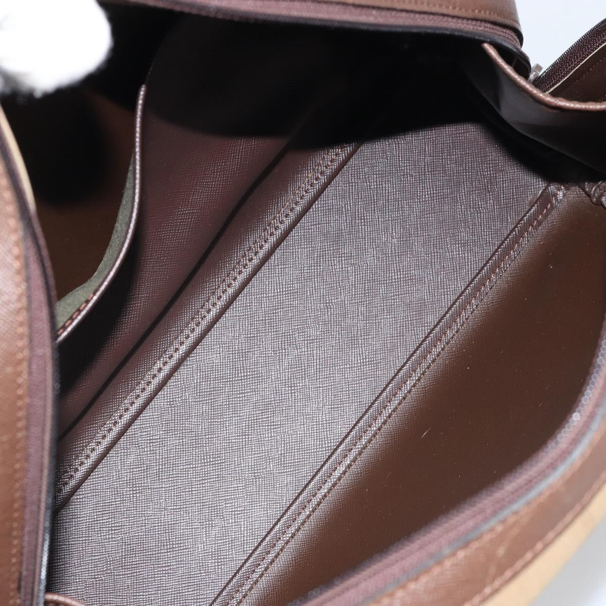 Burberry Nova Check Handbag Nova Check Canvas Brown Canvas Handbag (Authentic  )