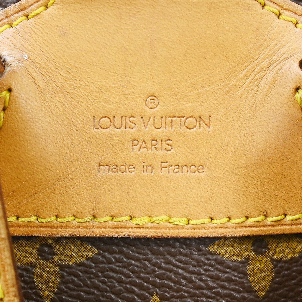 Louis Vuitton Montsouris Backpack Monogram Canvas Brown Canvas Backpack Bag ( )