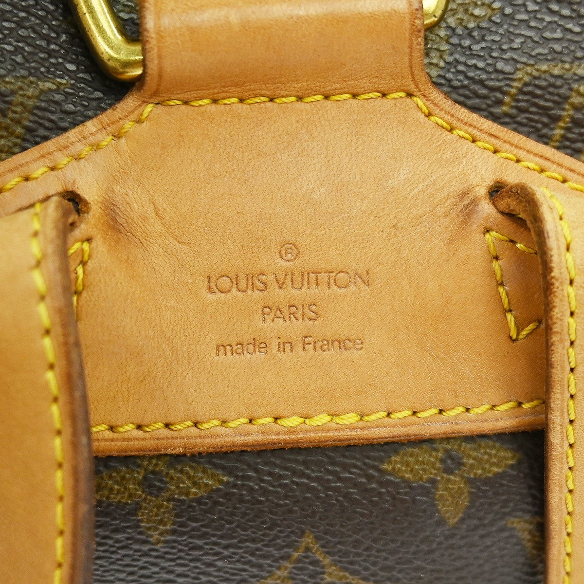 Louis Vuitton Montsouris Backpack Monogram Canvas Brown Canvas Backpack Bag ( )