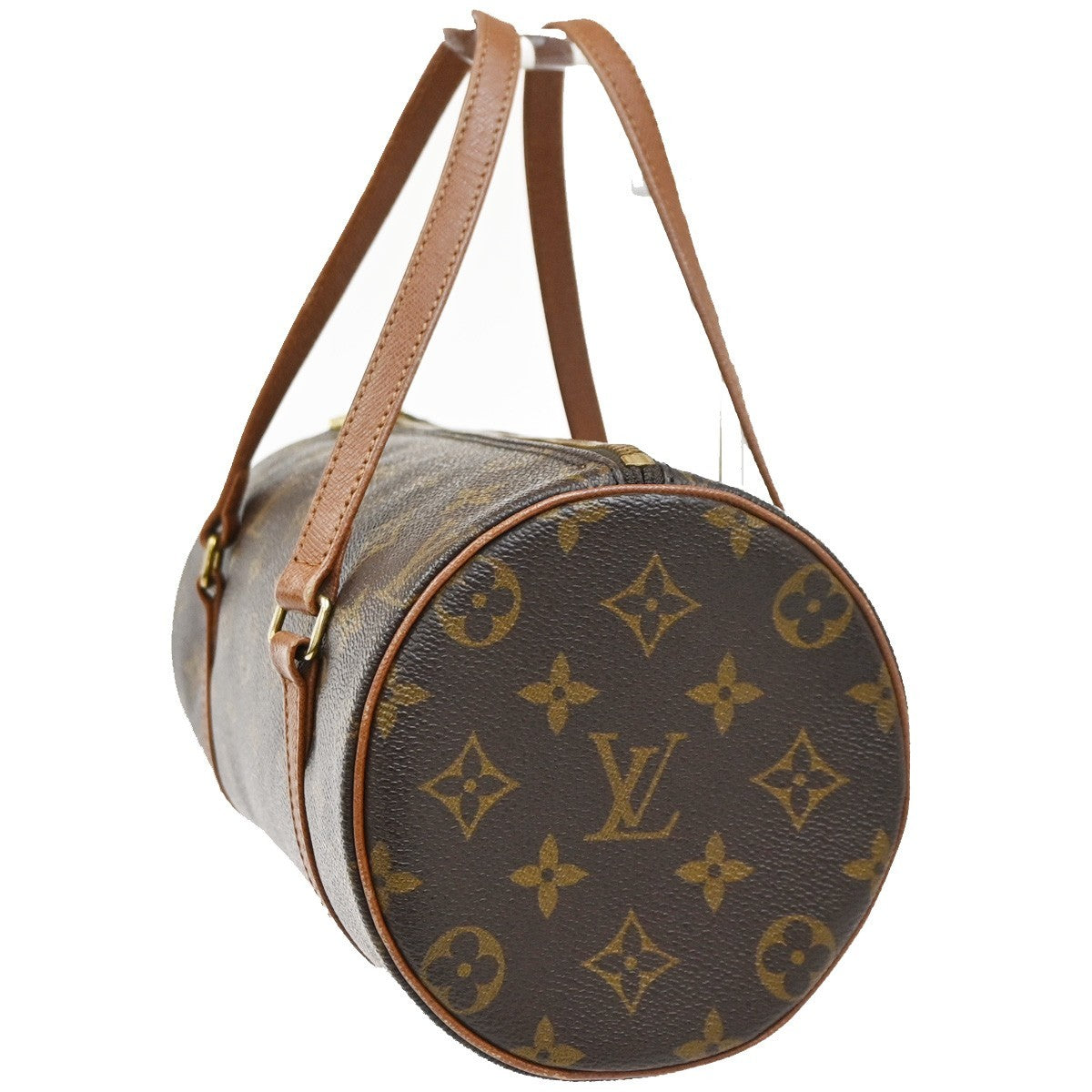 Louis Vuitton Papillon Handbag Monogram Canvas Brown Canvas Handbag ( )