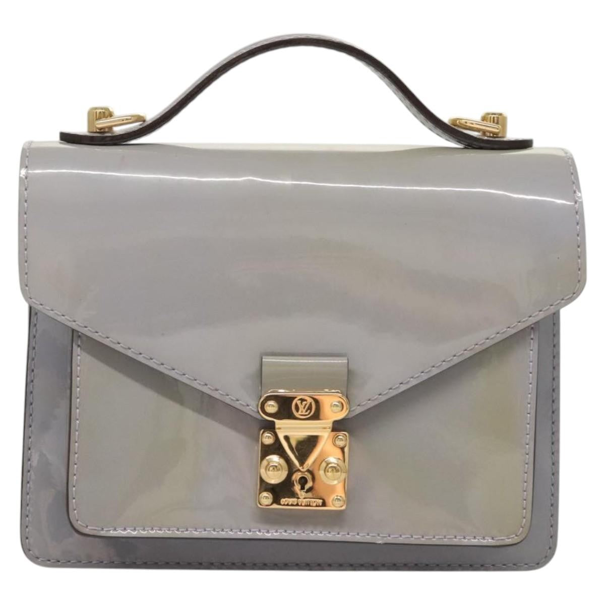 Louis Vuitton Monceau Handbag Vernis Purple Patent_Leather Handbag ( )