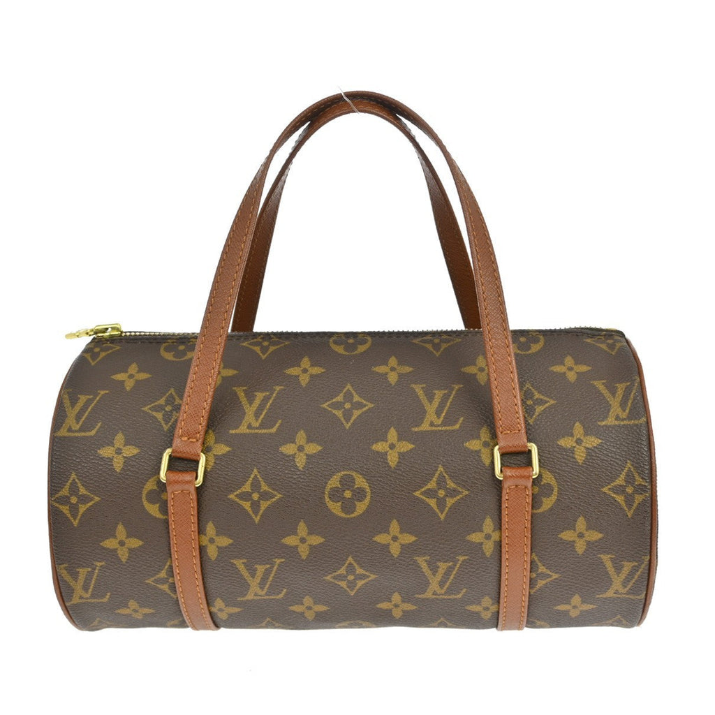 Louis Vuitton Papillon Handbag Monogram Canvas Brown Canvas Handbag ( )