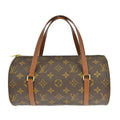 Louis Vuitton Papillon Handbag Monogram Canvas Brown Canvas Handbag ( )