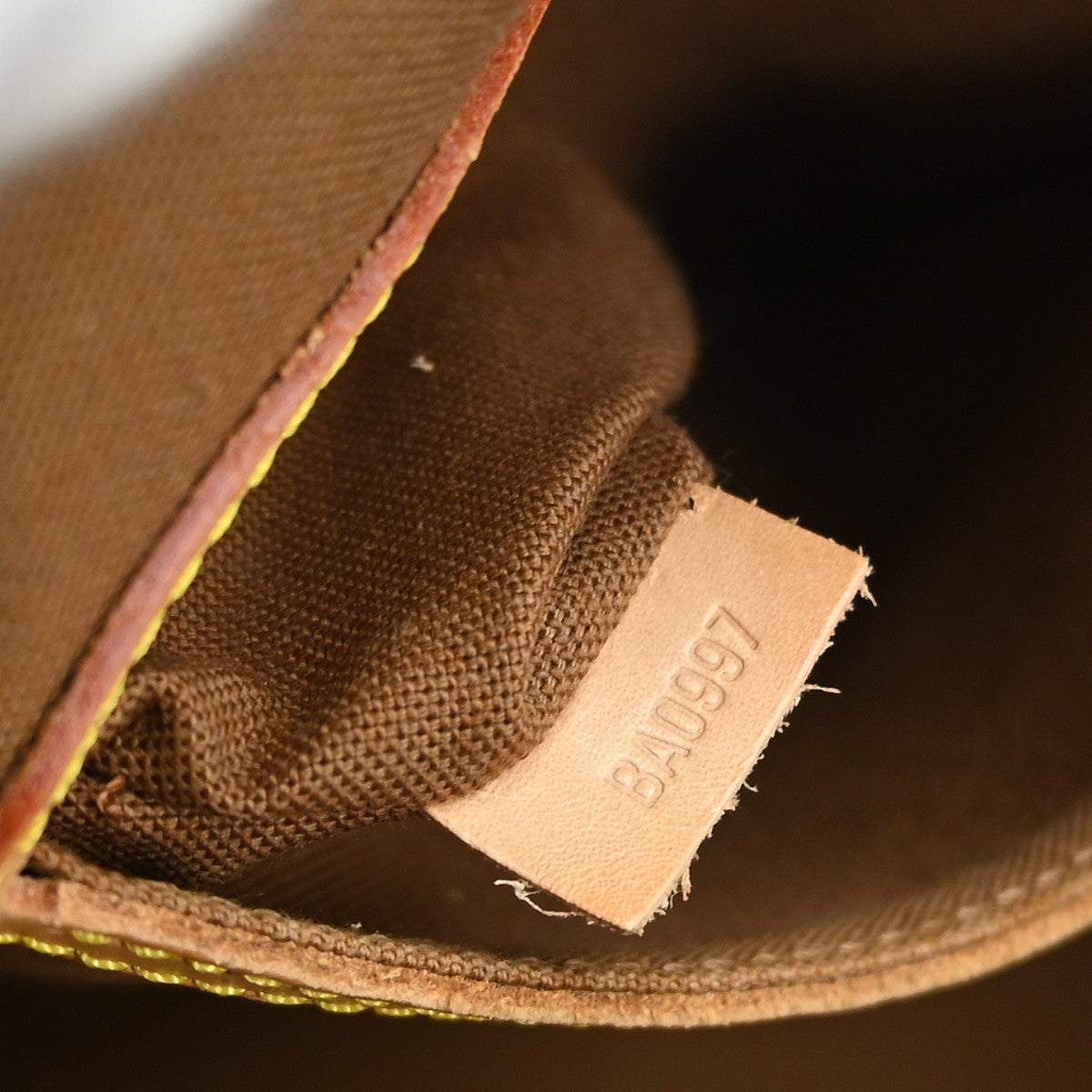 Louis Vuitton Alma Handbag Monogram Canvas Brown Canvas Handbag ( )