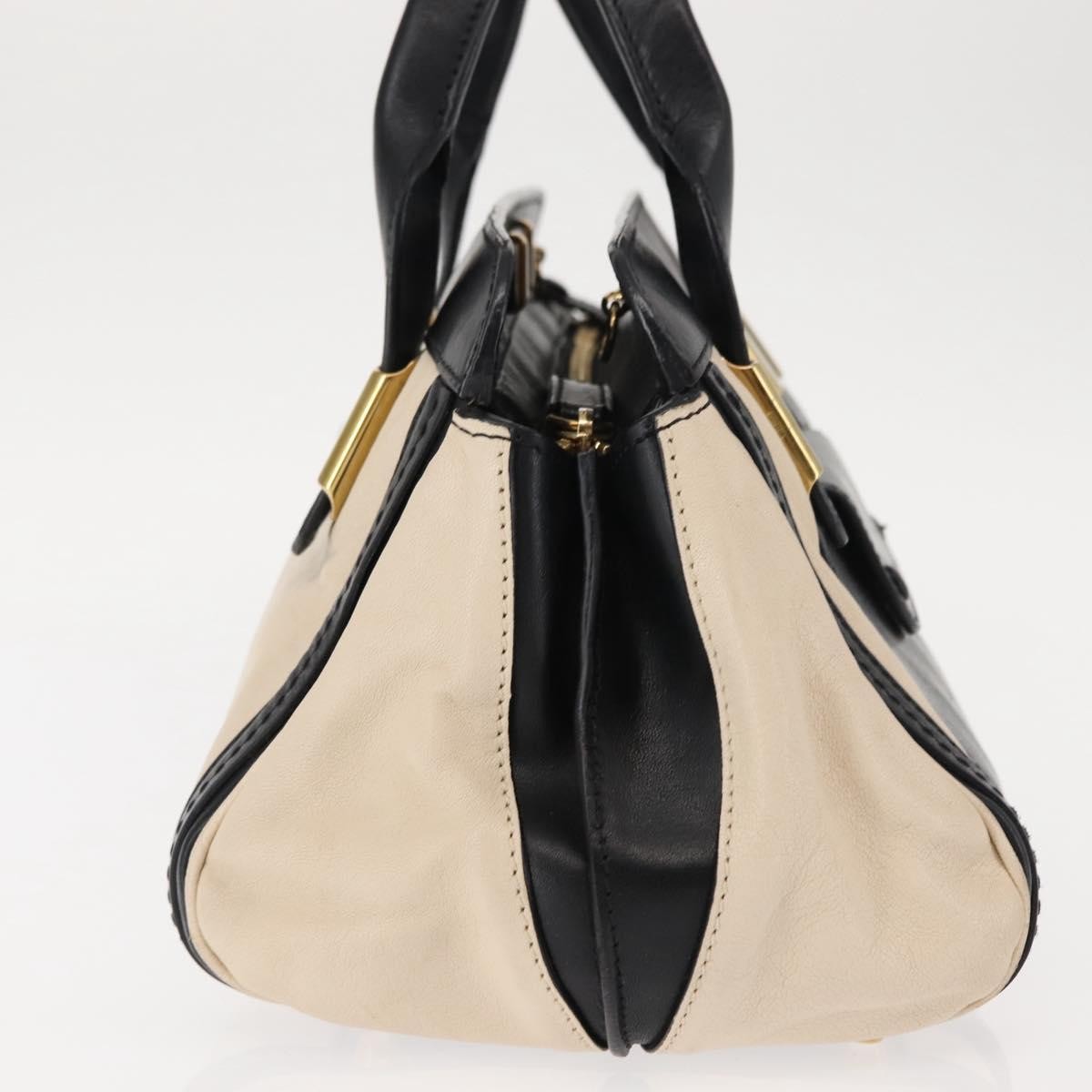 Chloe Alice Satchel Leather White Leather Handbag (Authentic  )