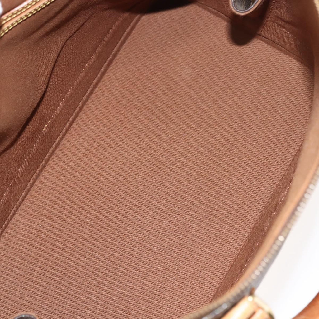 Louis Vuitton Alma Handbag Monogram Canvas Brown Canvas Handbag (Authentic  )