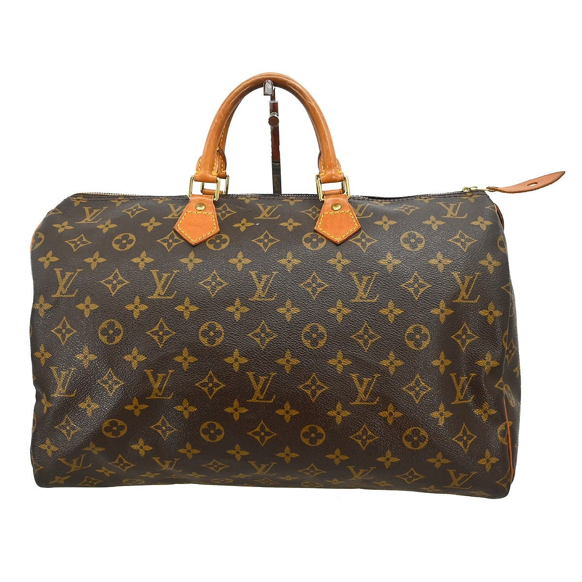 Louis Vuitton Speedy Handbag Monogram Canvas Brown Canvas Handbag ( )