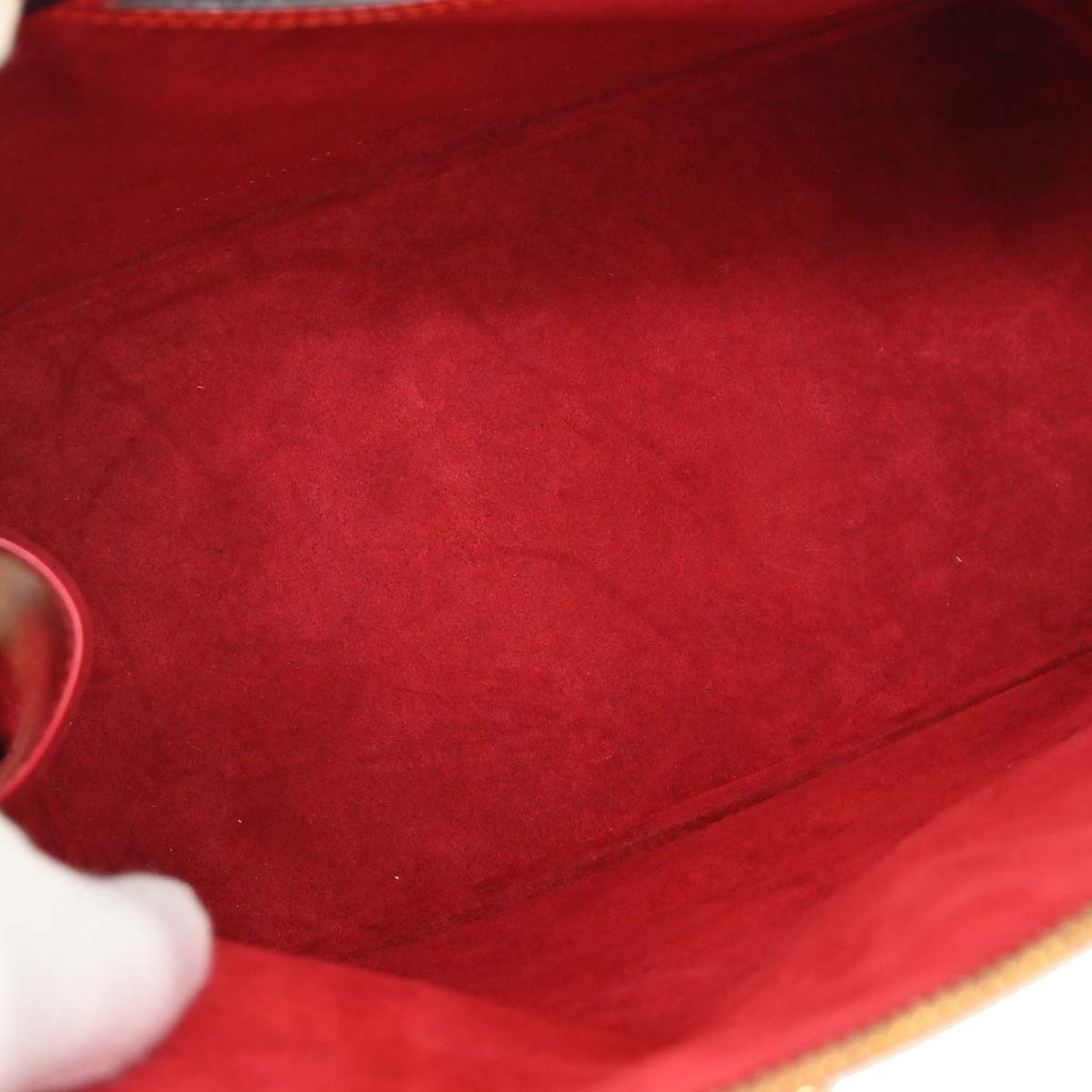 Louis Vuitton Alma Handbag Epi Leather Red Leather Handbag ( )