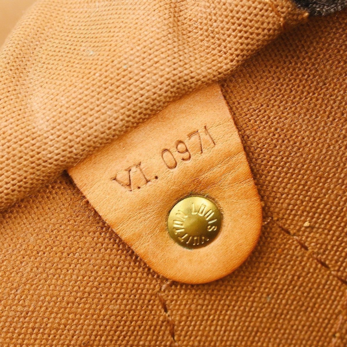 Louis Vuitton Speedy Handbag Monogram Canvas Brown Canvas Handbag ( )