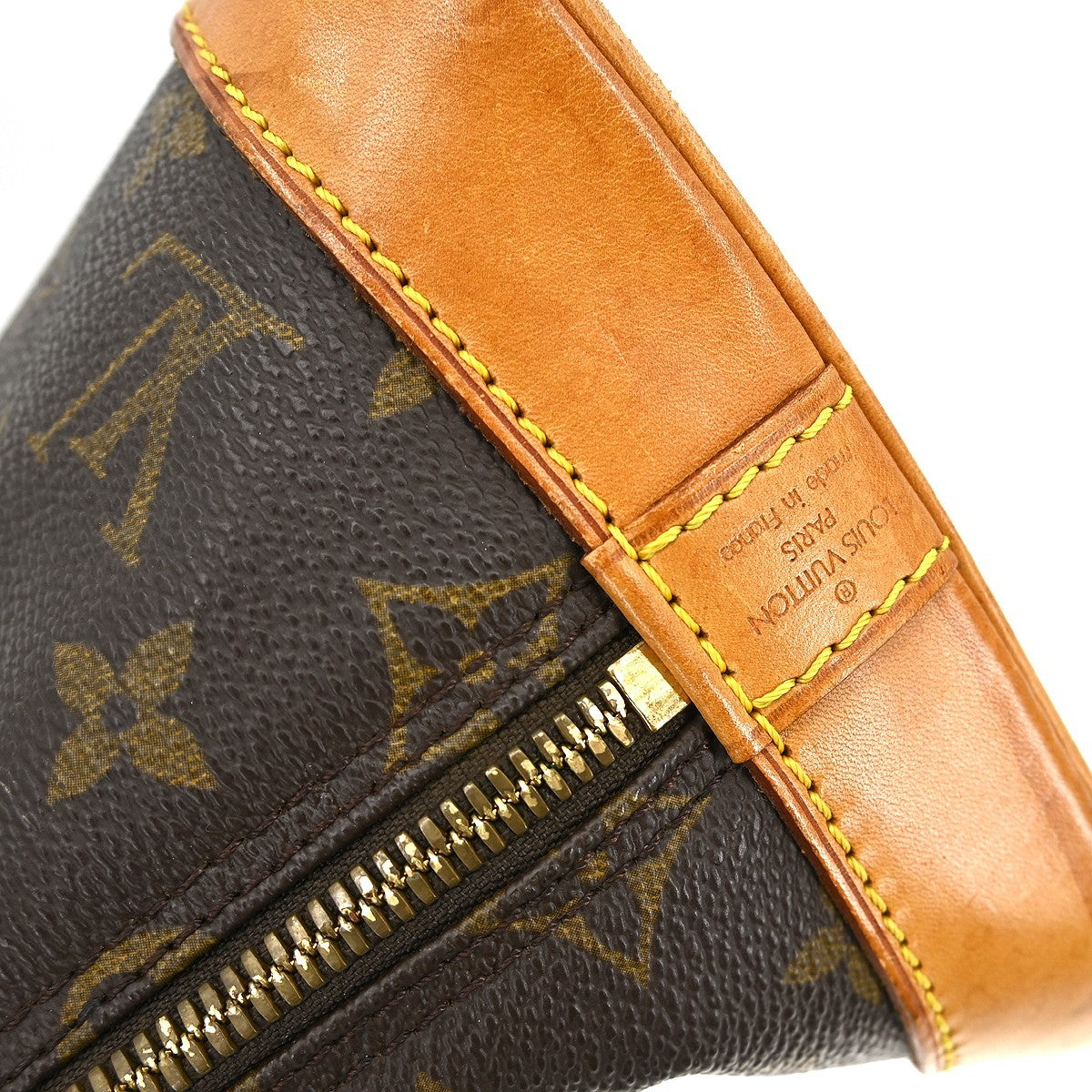 Louis Vuitton Alma Handbag Monogram Canvas Brown Canvas Handbag ( )
