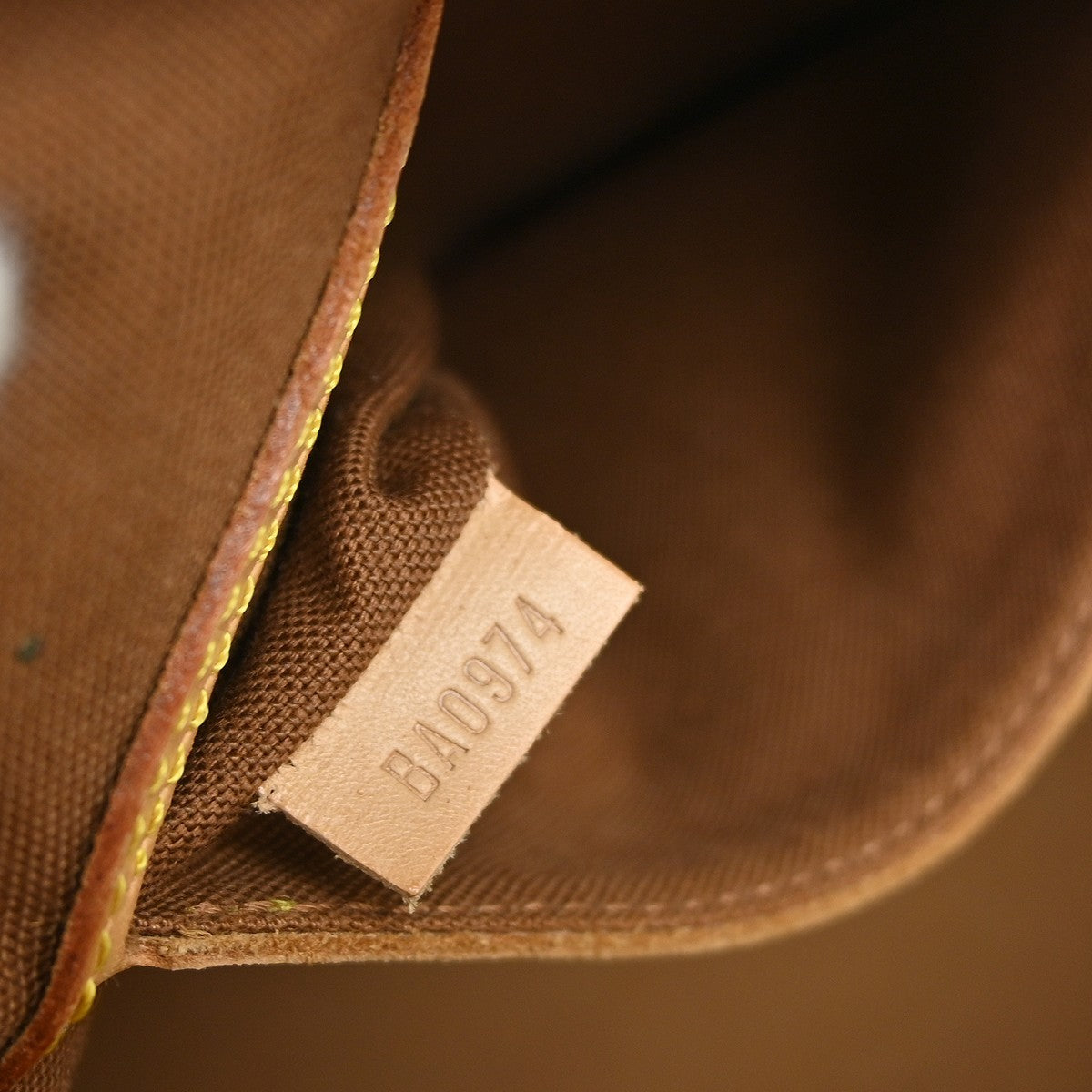 Louis Vuitton Alma Handbag Monogram Canvas Brown Canvas Handbag ( )