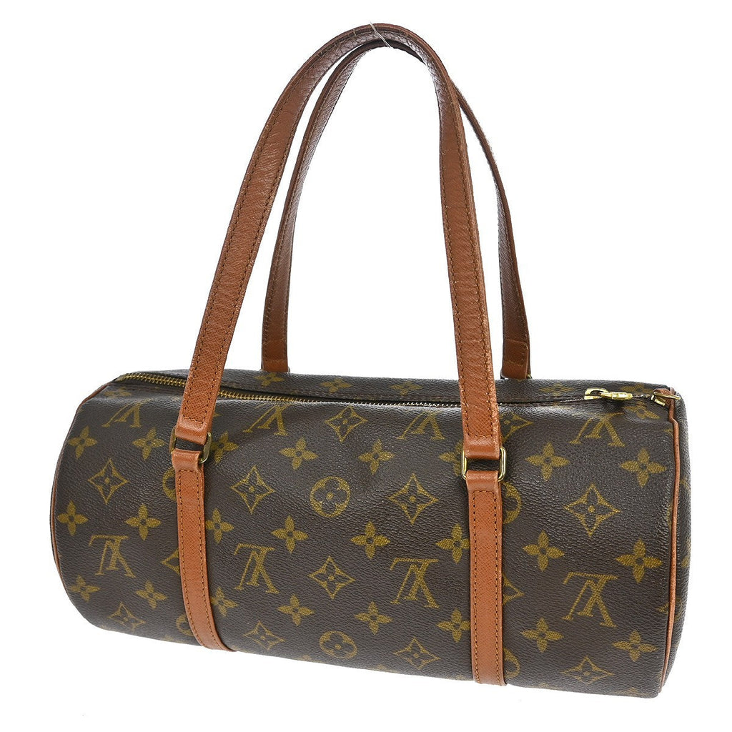 Louis Vuitton Papillon Handbag Monogram Canvas Brown Canvas Handbag ( )